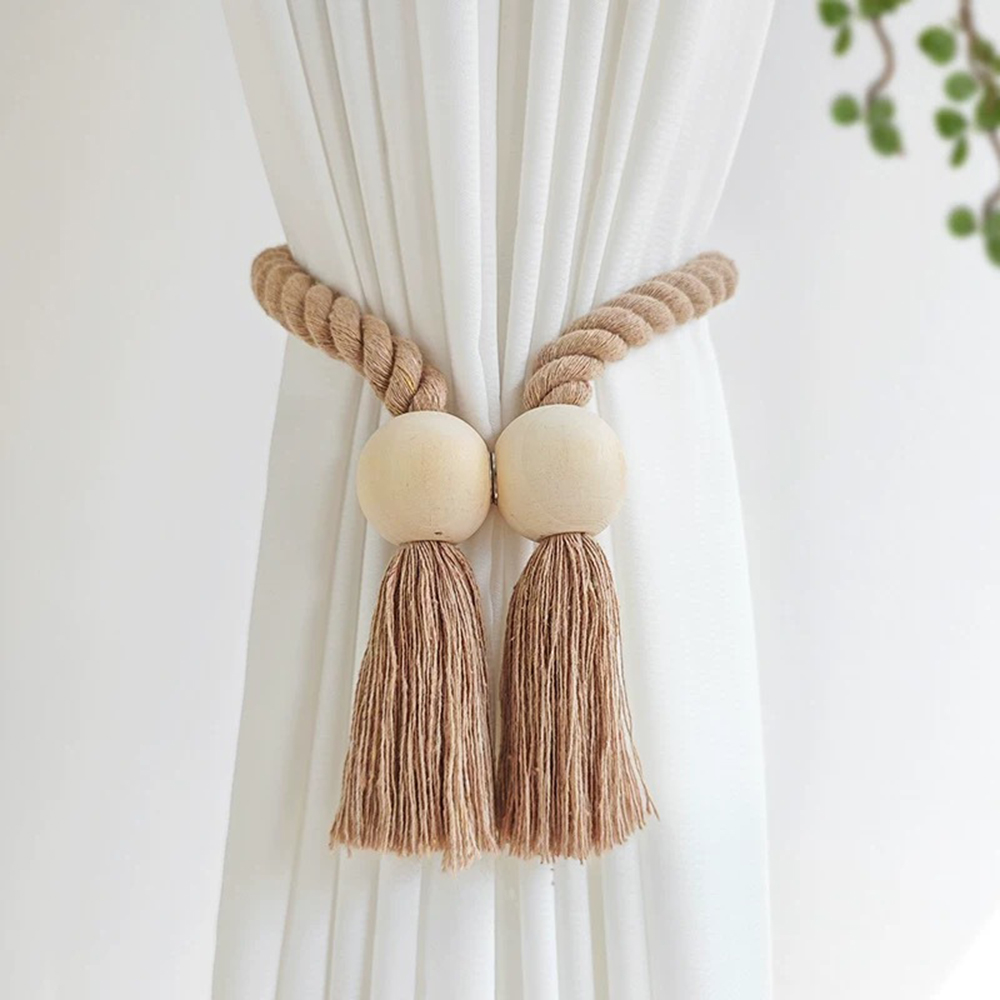 Beaded Trim Fringe - 1 ST Eenvoudige Fringe Kralen Gordijn
