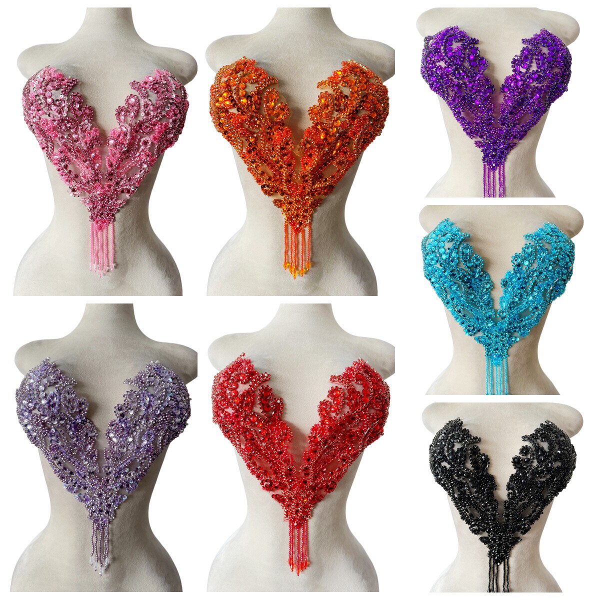 Sew On Rhinestone - Met de hand genaaide, met kralen