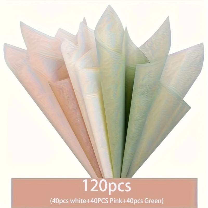 Embellishment Crafts - 120 stuks - verwijderbaar bloemverpakkingspapier, bloemverpakkingspapier,