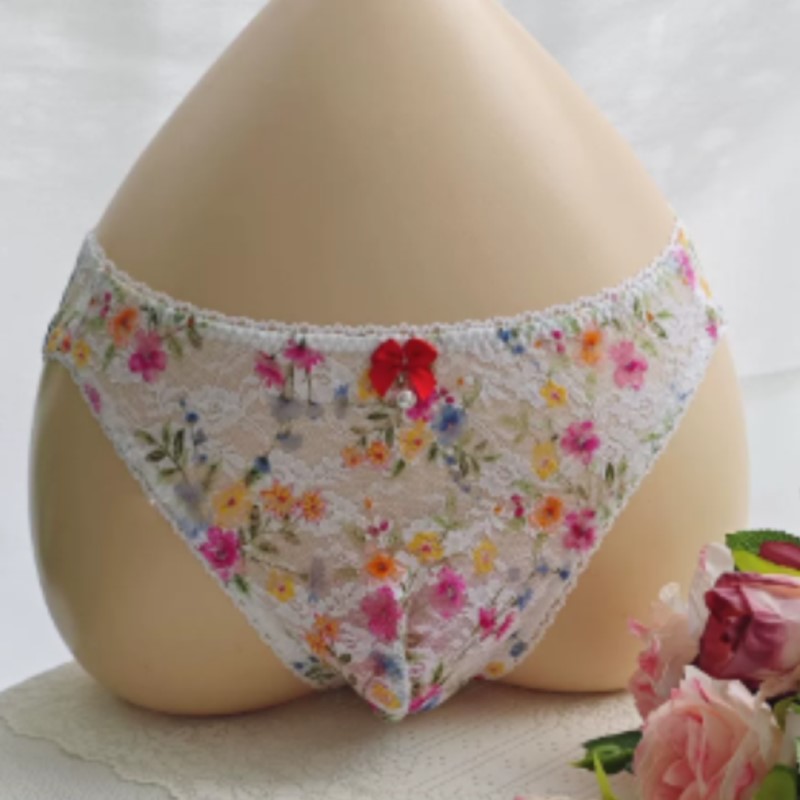 Embroidery Embellishments - Pure sexy kanten herenslipjes met lage