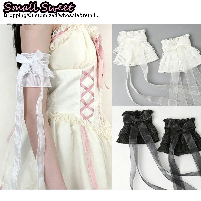 Lace Ribbon Trim - Vrouwen Y2K Yami Kawaii Meisje Kant