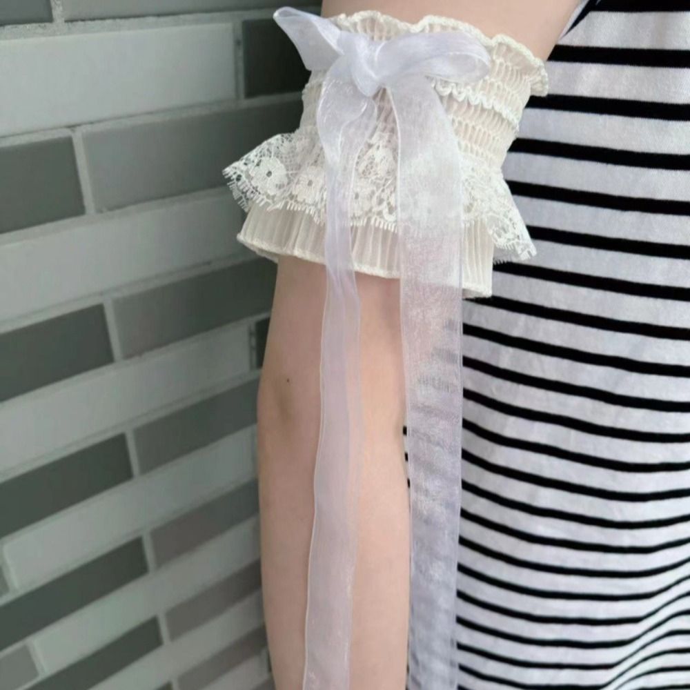 Mode Kant Lolita Armmanchetten - Lace Ribbon Trim recensie en prijs