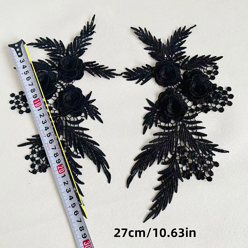 2 stuks/1 paar borduurwerk naa - Applique Patch Flower recensie en prijs