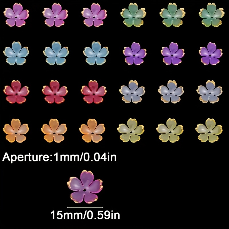 200/100 stuks 15 mm kleurrijke - Embroidery Embellishments recensie en prijs