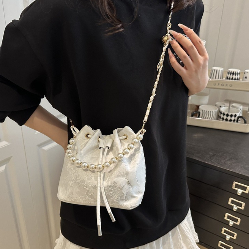 Elegante kanten handtas met tr - Beaded Trim Fringe recensie en prijs