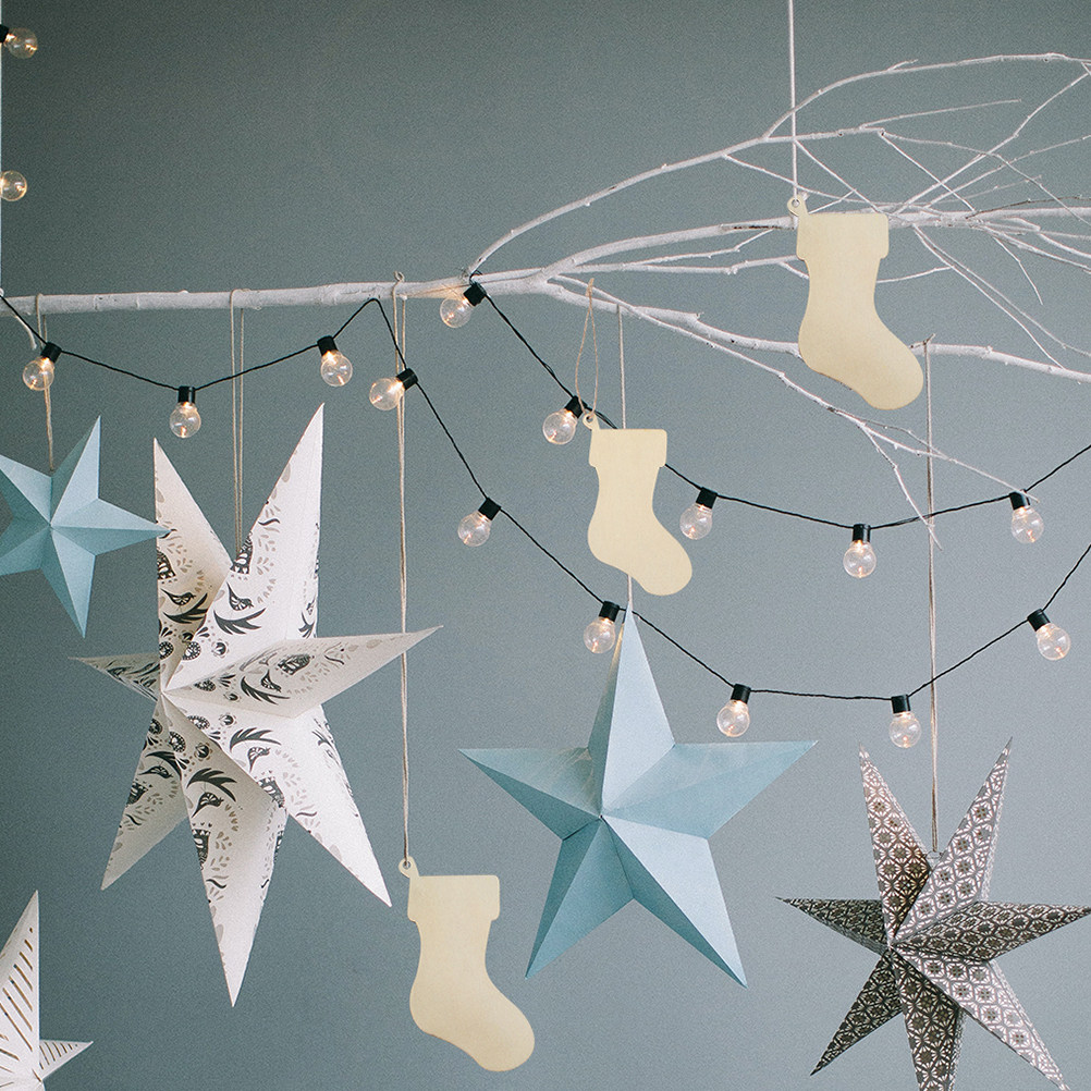 10 stuks houten kerstsokken-ui - Christmas Craft Embellishment recensie en prijs