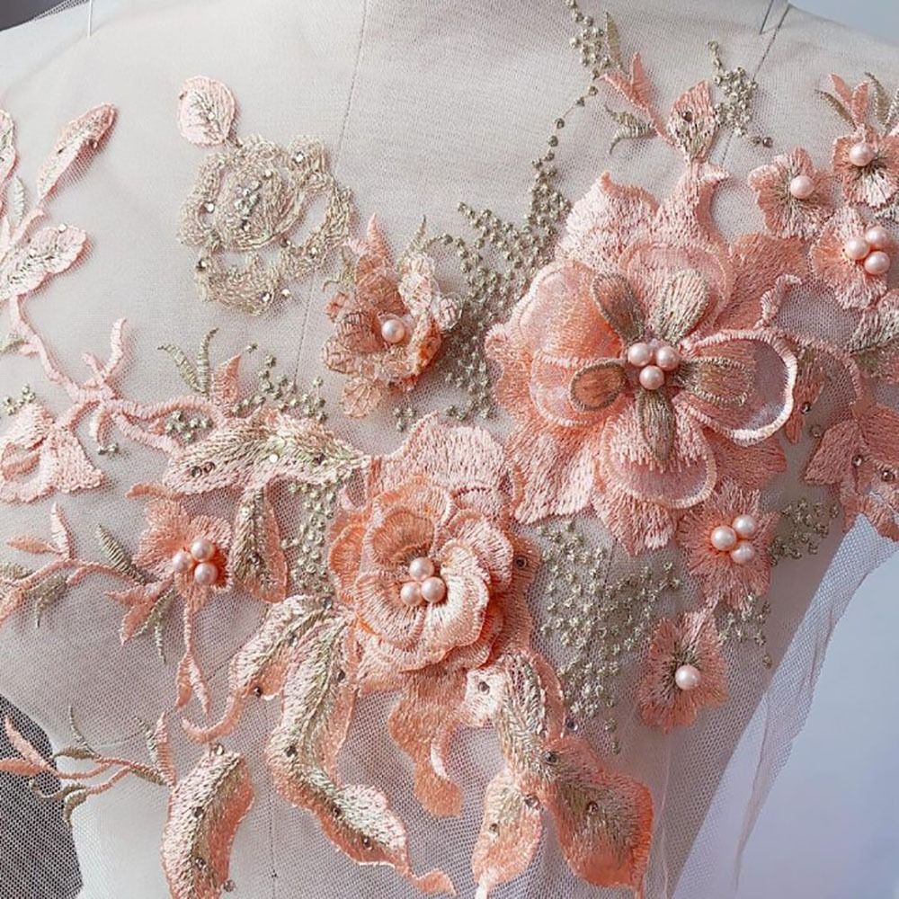 Mode elegante kleurrijke paill - Applique Patch Flower recensie en prijs