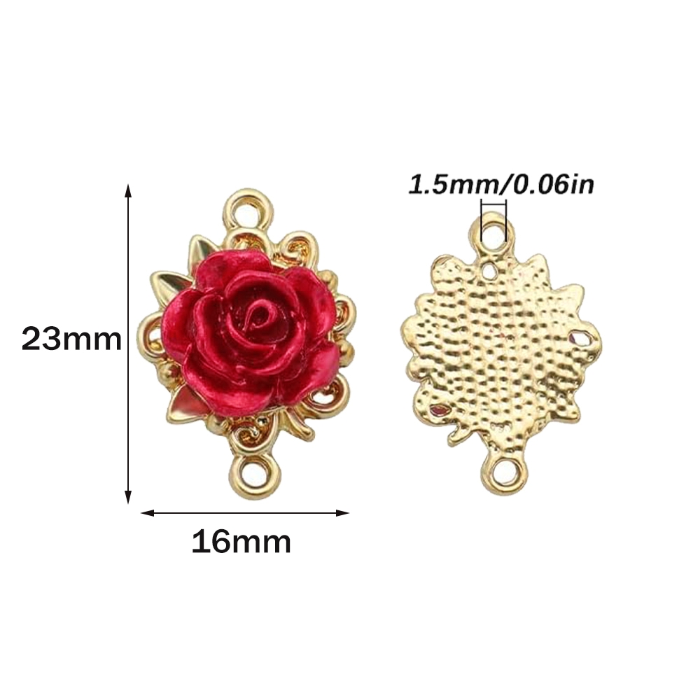 5/10pcs Rose Charms 3D Rose Fl - Embellishment Crafts recensie en prijs