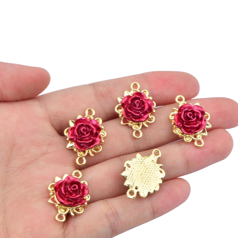 5/10pcs Rose Charms 3D Rose Fl - Embellishment Crafts recensie en prijs