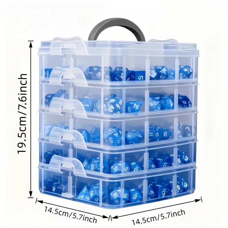 5-laags transparante opbergdoo - Craft Embellishment Storage recensie en prijs