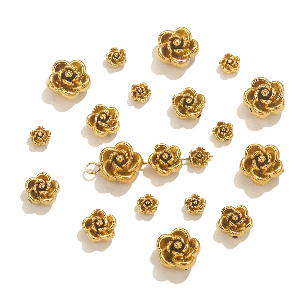 10 stuks roestvrij staal roos  - Embellishment Crafts recensie en prijs