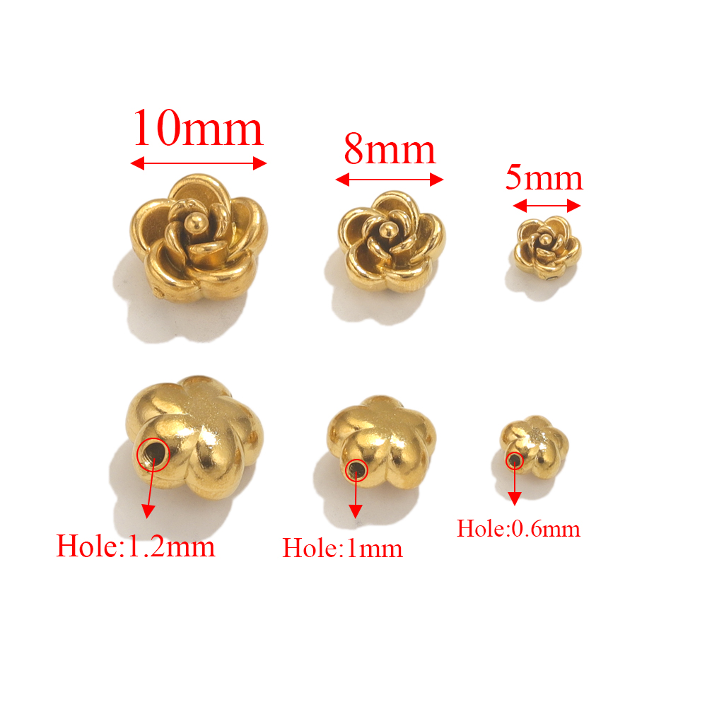 10 stuks roestvrij staal roos  - Embellishment Crafts recensie en prijs