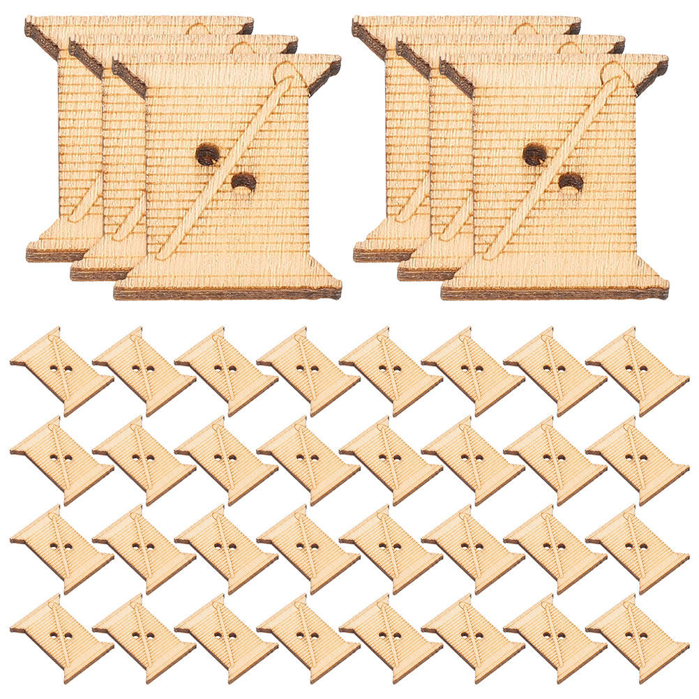100 stuks houten borduurgaren  - Embroidery Embellishments recensie en prijs