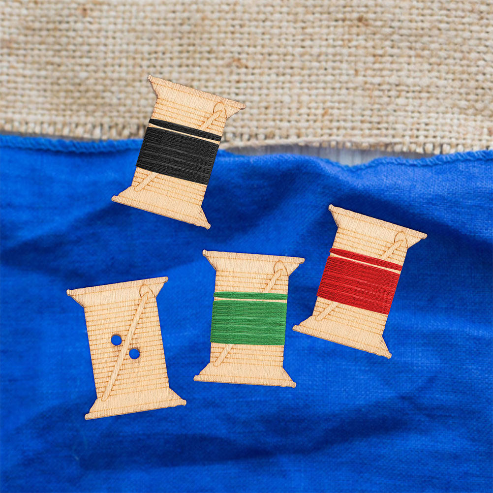 100 stuks houten borduurgaren  - Embroidery Embellishments recensie en prijs
