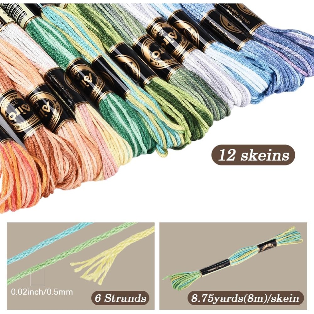 12 klosjes 105 yards kruisstee - Embroidery Embellishments recensie en prijs