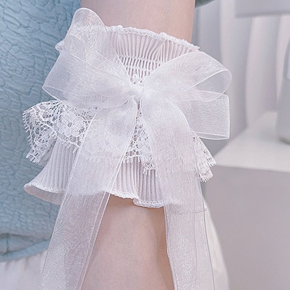 Armwarmers Strik Arm Mouw Elas - Lace Ribbon Trim recensie en prijs