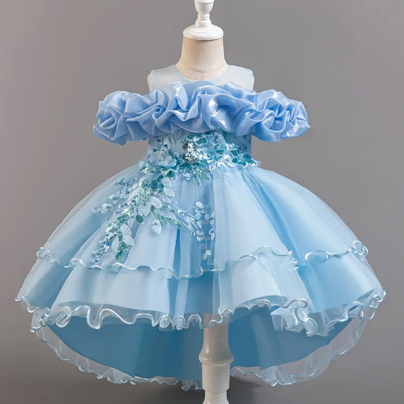 Mode Bloemenmeisje Jurken Voor - Lace Ribbon Trim recensie en prijs