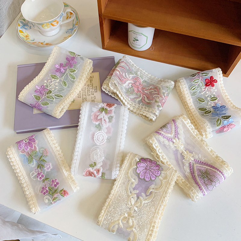 1 Yard Kant Borduurwerk Bloem  - Lace Ribbon Trim recensie en prijs