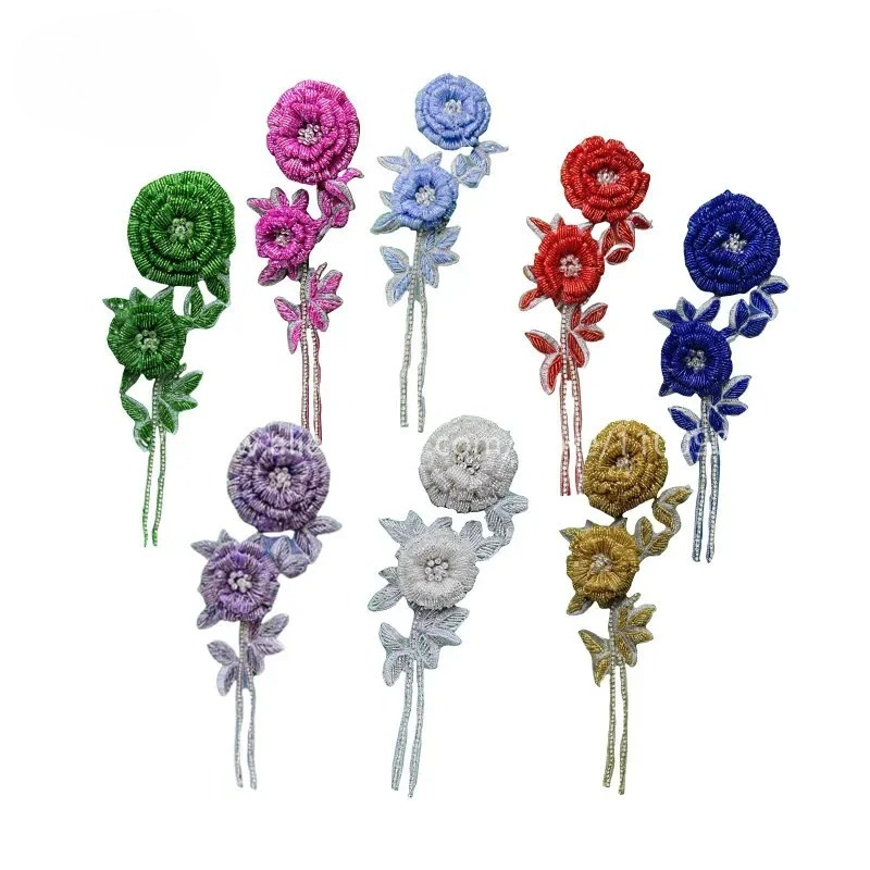 NIEUWE veelkleurige handgemaak - Applique Patch Flower recensie en prijs