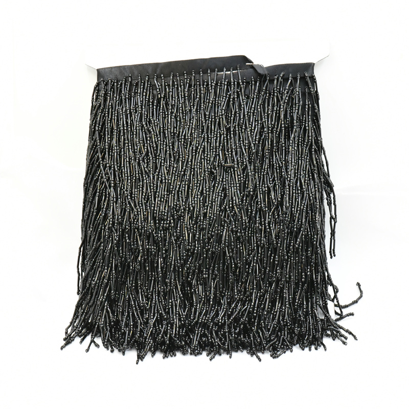 1 yard 10 cm brede glazen kral - Beaded Trim Fringe recensie en prijs
