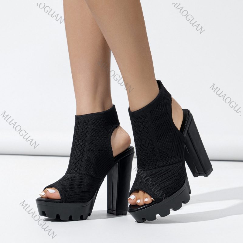 Zomerse nieuwe dames hakken sc - Embellish Knit recensie en prijs