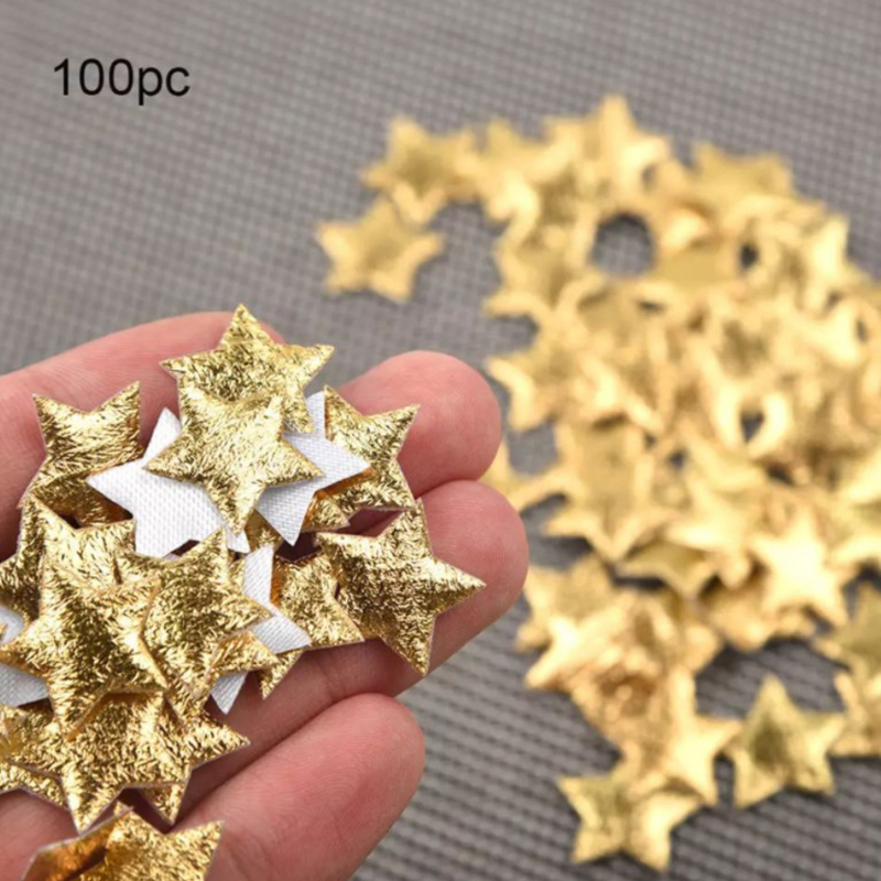 100 Stuks Goud/Zilveren Sterre - Christmas Craft Embellishment recensie en prijs