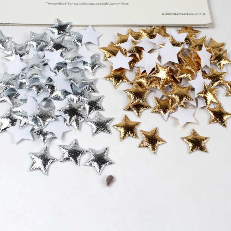 100 Stuks Goud/Zilveren Sterre - Christmas Craft Embellishment recensie en prijs